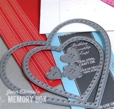 Memory Box Die - Plush Folk Hearts